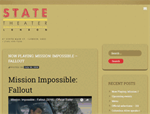 Tablet Screenshot of londonstatetheater.com